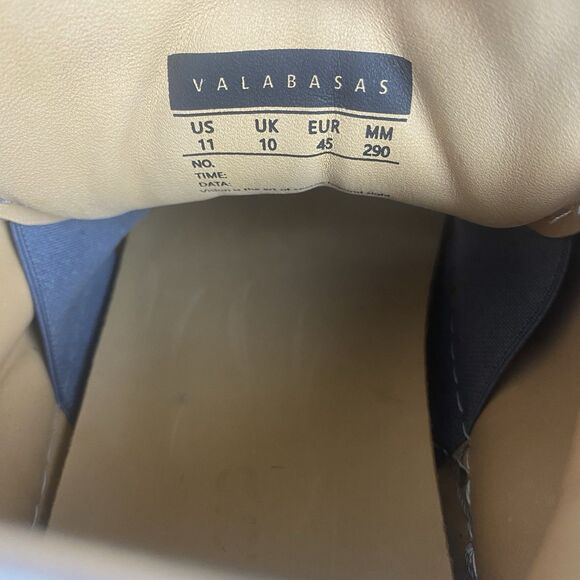 Valabasas Shoes Sneakers Mens Size 11 Smoke Silver Gray Lace Up Low Top - Picture 9 of 12